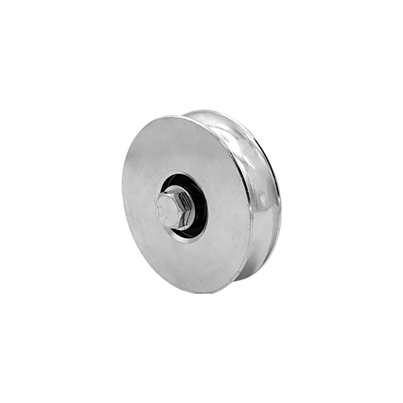 Stahl Laufrolle mit U-Profil | Ø 98 mm x 25 mm-0