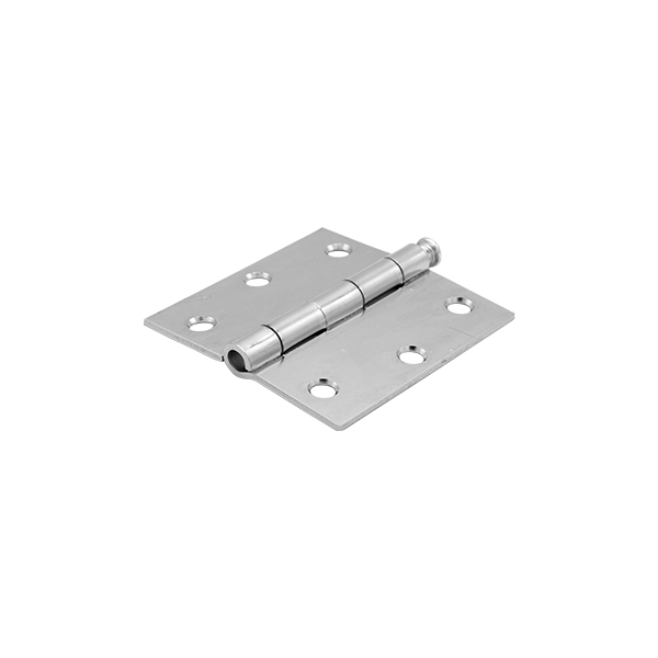 Stahl Scharnier mit geraden Ecken | verzinkt-0