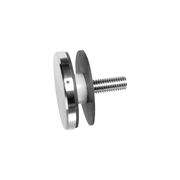 V2A Punkthalter Oberteil flach, Durchmesser 52 mm-0
