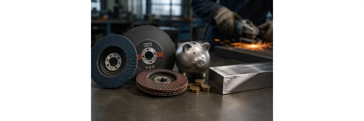 Warum hochwertige Schleifmittel langfristig Geld sparen - Hochwertige Schleifmittel sparen Zeit und Kosten im Metallbau