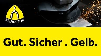 Logo von Klingspor mit Schleifscheibe