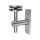 Vordachsystem B | 1000 mm Ausladung | Wandplatte eckig | Set für 1 Achse | Edelstahl