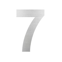 Hausnummer "7" | groß | Edelstahl