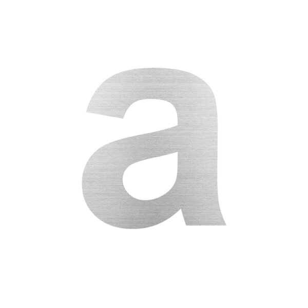 Buchstabe "a" | Edelstahl