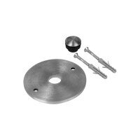 Klingelplatte mit Taster | 2 x gelocht | Ø 80 mm |...