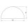 Halbhohlkugel 100 x 2,0 mm | Edelstahl