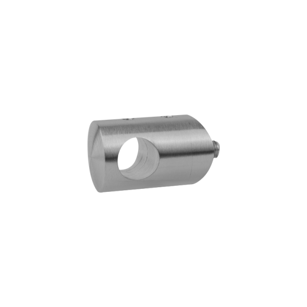 Querstabhalter | Ø 28 mm | Abstand 25 mm | Anschluss Ø 42,4 | Lochung Ø 16,2 mm | Edelstahl