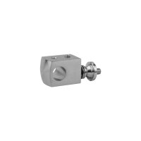 Querstabhalter eckig | 20 x 20 mm | Abstand 20 mm |...