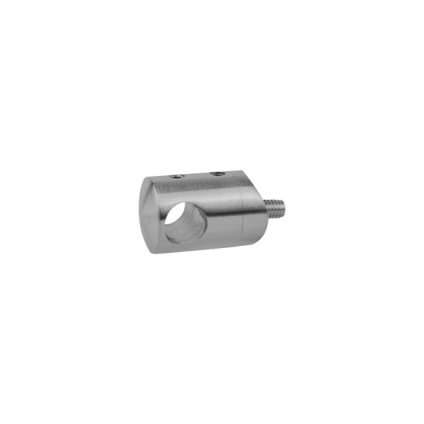 Querstabhalter | Ø 22 mm | Abstand 20 mm | Anschluss Ø 33,7 mm | Lochung Ø 12,2 mm | Edelstahl