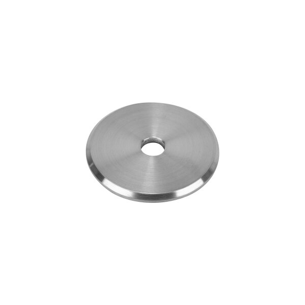 Ronde | Ø 60 x 4 mm | Mittelloch (Ø 10,5 mm) | Kante gefast | Edelstahl