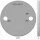 Ronde | Ø 120 x 8 mm | 2 x gelocht (Ø 15 mm) | Kante gefast | Edelstahl