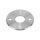 Ronde | Ø 120 x 6 mm | 2 x gelocht (Ø 13 mm) + Mittelloch (Ø 42,7 mm) | Kante gefast | Edelstahl