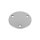 Ronde | Ø 100 x 6 mm | 3 x gelocht (Ø 11 mm) | Edelstahl