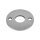 Ronde | Ø 120 x 8 mm | 2 x gelocht (Ø 15 mm) + Mittelloch (Ø 42,7 mm) | Edelstahl