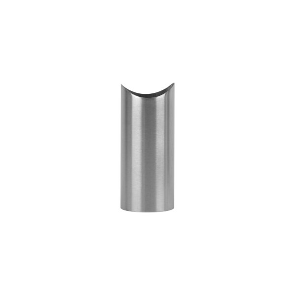 Rohrstück | Ø 33,7 x 2 mm | Länge 70 mm | Flach - Ø 42,4 mm | Edelstahl