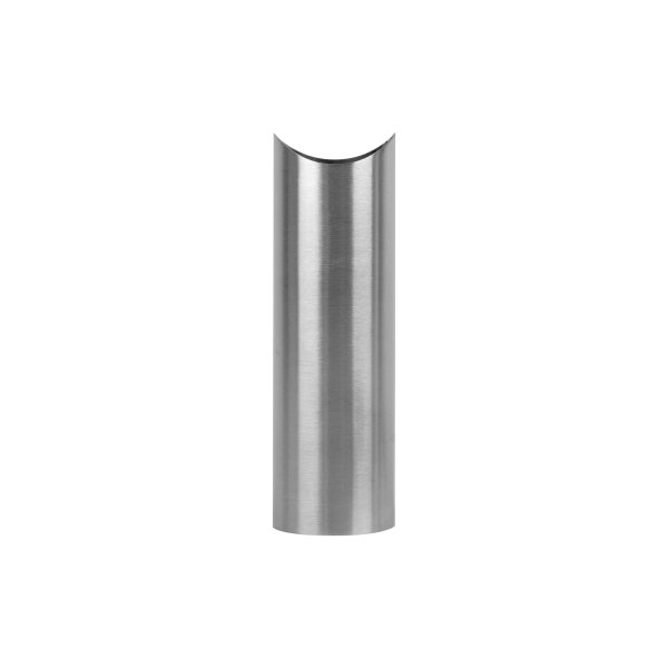 Rohrstück | Ø 33,7 x 2 mm | Länge 100 mm | Flach - Ø 42,4 mm | Edelstahl