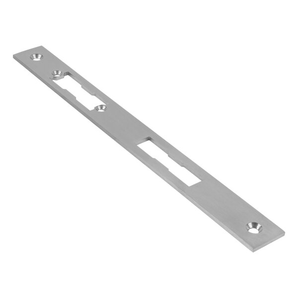 Schließblech | 245 x 24 | für E-öffner | Edelstahl