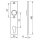 Drückerschild | eckig | 32 x 156 x 6 mm | Entfernung: 72 mm | Schraubenabstand: 67 mm | Edelstahl