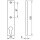 Drückerschild | eckig | 32 x 156 x 6 mm | BLIND | Schraubenabstand: 67 mm | Edelstahl