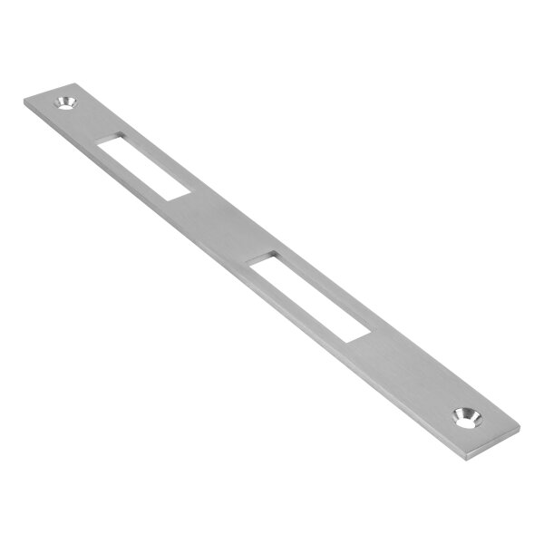 Schließblech | 245 x 24 mm | für Rohrrahmenschlösser | Edelstahl