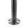 Bodenplatte | Ø 105 x 8 mm | mit Klemmanschluss für Rohr Ø 42,4 x 2 mm | 2 x gelocht (Ø 13 mm) | Edelstahl