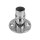 Gelenkverbinder | mit Wandflansch | für Rohr Ø 33,7 x 2 mm | Edelstahl