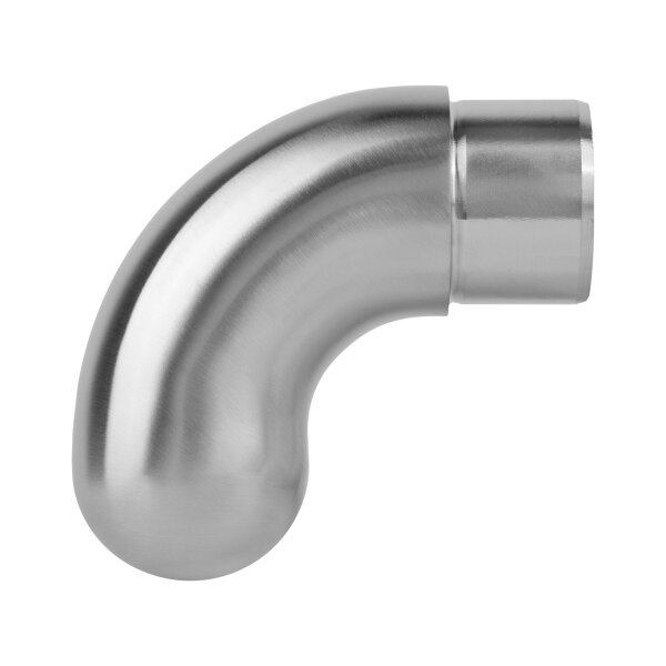 Abschlussbogen | rund | für Rohr Ø 33,7 x 2 mm | geschlossen | Edelstahl