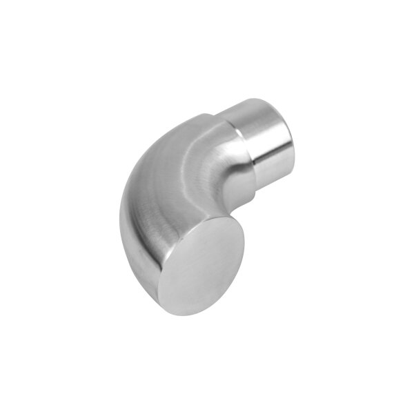 Abschlussbogen | flach | für Rohr Ø 33,7 x 2 mm | geschlossen | Edelstahl