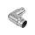 Steckecke | abgerundet | 90 Grad | für Rohr Ø 33,7 x 2 mm | Edelstahl