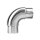 Steckbogen | 90 Grad | für Rohr Ø 42,4 x 2 mm | Edelstahl
