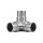 Steckecke | 90 Grad | mit Abgang | für Rohr Ø 33,7 x 2 mm | Edelstahl