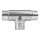 Steckecke | T-Stück | für Rohr Ø 42,4 x 2,5 mm | Edelstahl