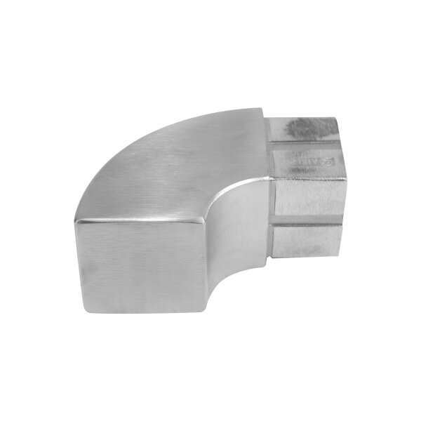 Abschlussbogen | für Rohr 40 x 40 x 2 mm | geschlossen | Edelstahl