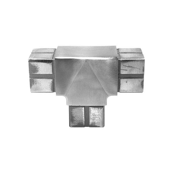 T-Stück vierkant - 40 x 40 x 2 mm