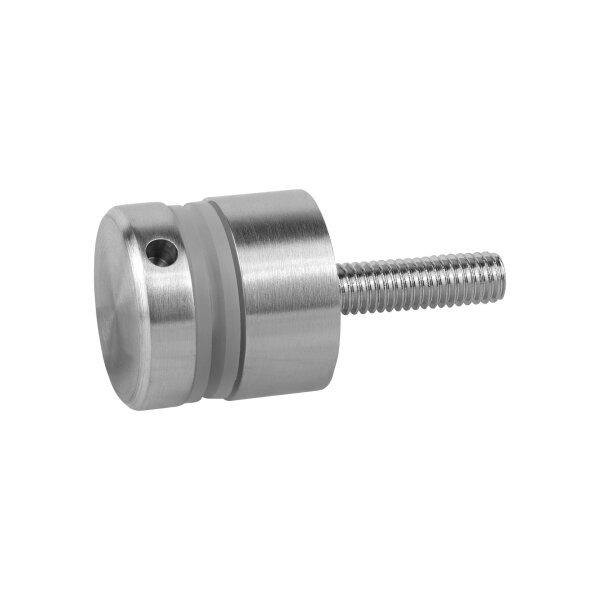 Punkthalter | flach | Ø 22 mm | Flachanschluss | Unterteil 12 mm | Edelstahl