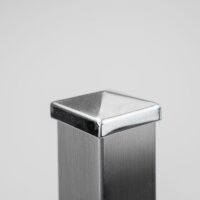 Abdeckkappe | für Rohr 80 x 80 mm | Edelstahl