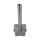 Stopfen | flach | für Rohr 40 x 40 x 3,0 mm | M6 Innengewinde | Stütze (80 mm) | Edelstahl