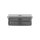 Stopfen | flach | für Rohr 25 x 25 x 2 mm | M8 Innengewinde | Edelstahl