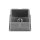 Stopfen | flach | für Rohr 25 x 25 x 2 mm | M8 Innengewinde | Edelstahl