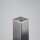 Stopfen | flach | für Rohr 40 x 40 x 3 mm | M8 Innengewinde | Edelstahl