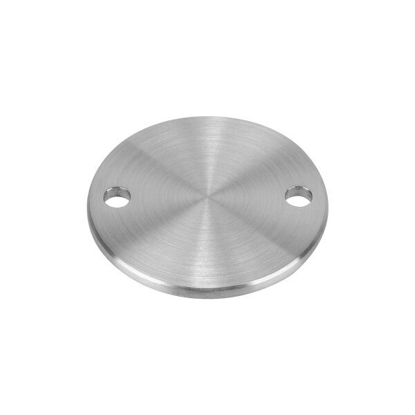 Ronde | Ø 100 x 6 mm | 2 x gelocht (Ø 11 mm) | V4A