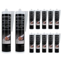12 x Universal Konstruktionsklebstoff glasklar