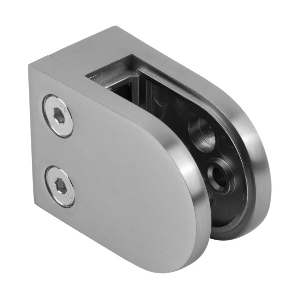 Glasklemme | Modell 55 | 45 x 63 x 31 mm | mit AbZ | Flachanschluss | Edelstahleffekt