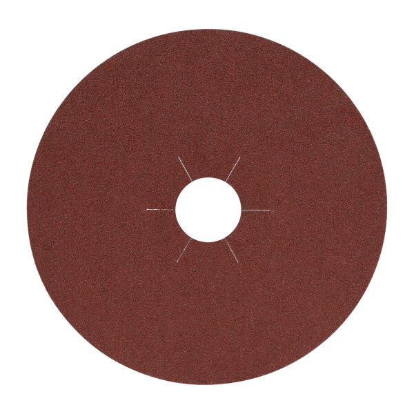 Schleiffiberscheibe 125 x 22 mm - Korn 80 - Aluminium Korund