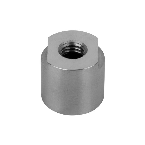 Einstellmutter | Ø 24 x 22 mm | mit RECHTSGEWINDE (M10) | Edelstahl