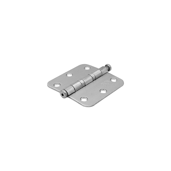Scharnier | 76 x 76 mm | Ecken abgerundet | Edelstahl