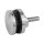 Punkthalter | gewölbt | Ø 52 mm | Anschluss an Rohr Ø 42,4 mm | Unterteil 16 mm | Edelstahl