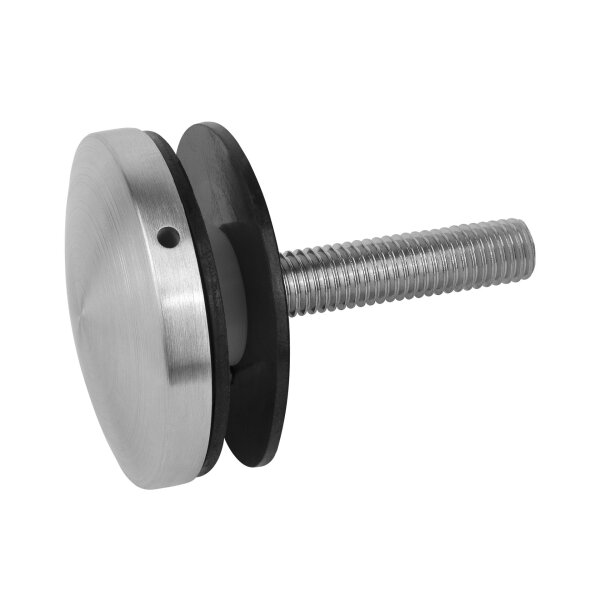 Punkthalter | gewölbt | Ø 52 mm | ohne Unterteil | Edelstahl