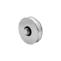 Stahl Laufrolle mit U-Profil | Ø 98 mm x 25 mm