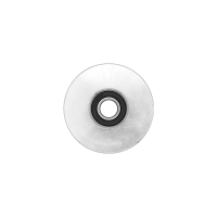 Stahl Laufrolle mit U-Profil | Ø 98 mm x 25 mm